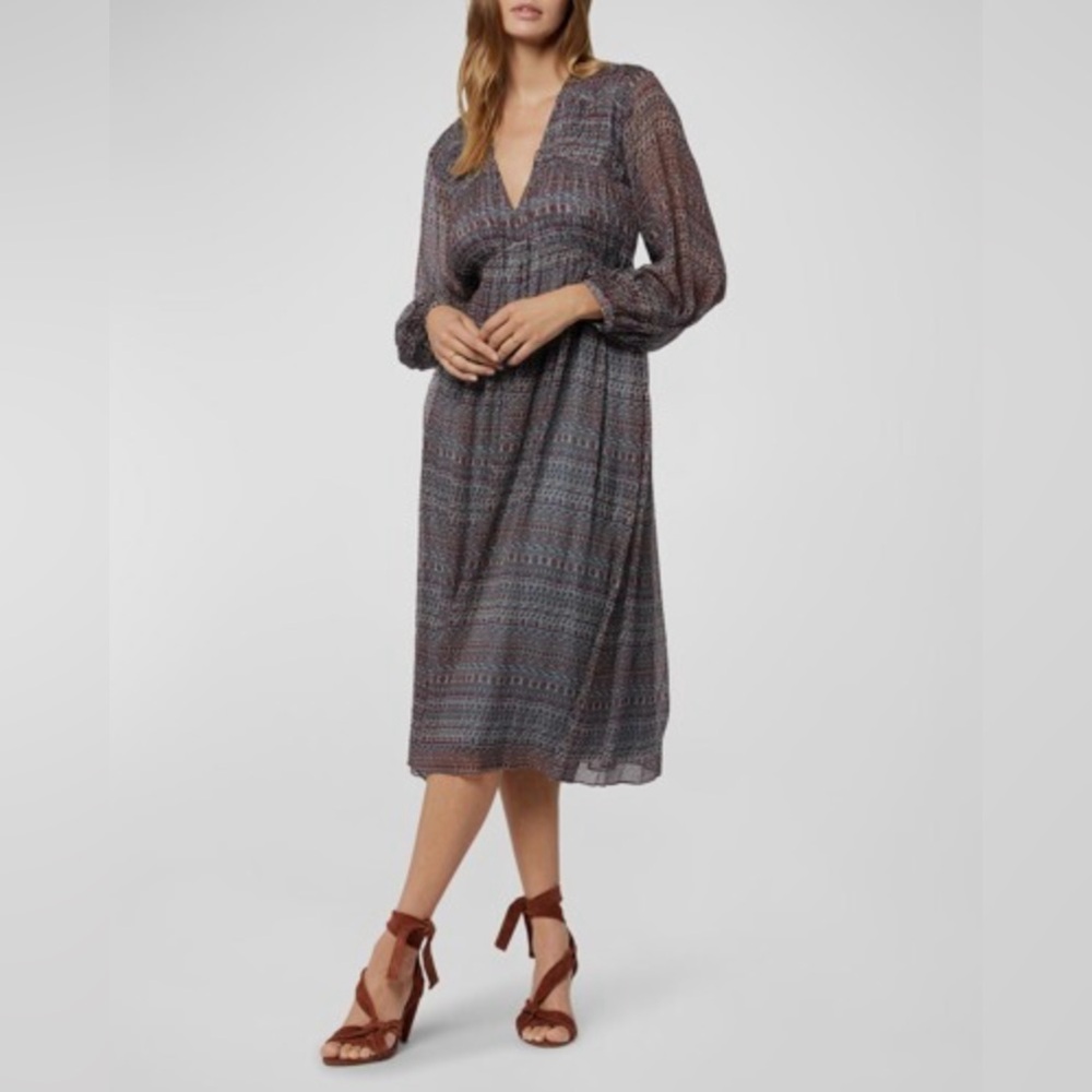 Joie Multicolor Long Sleeve Dress